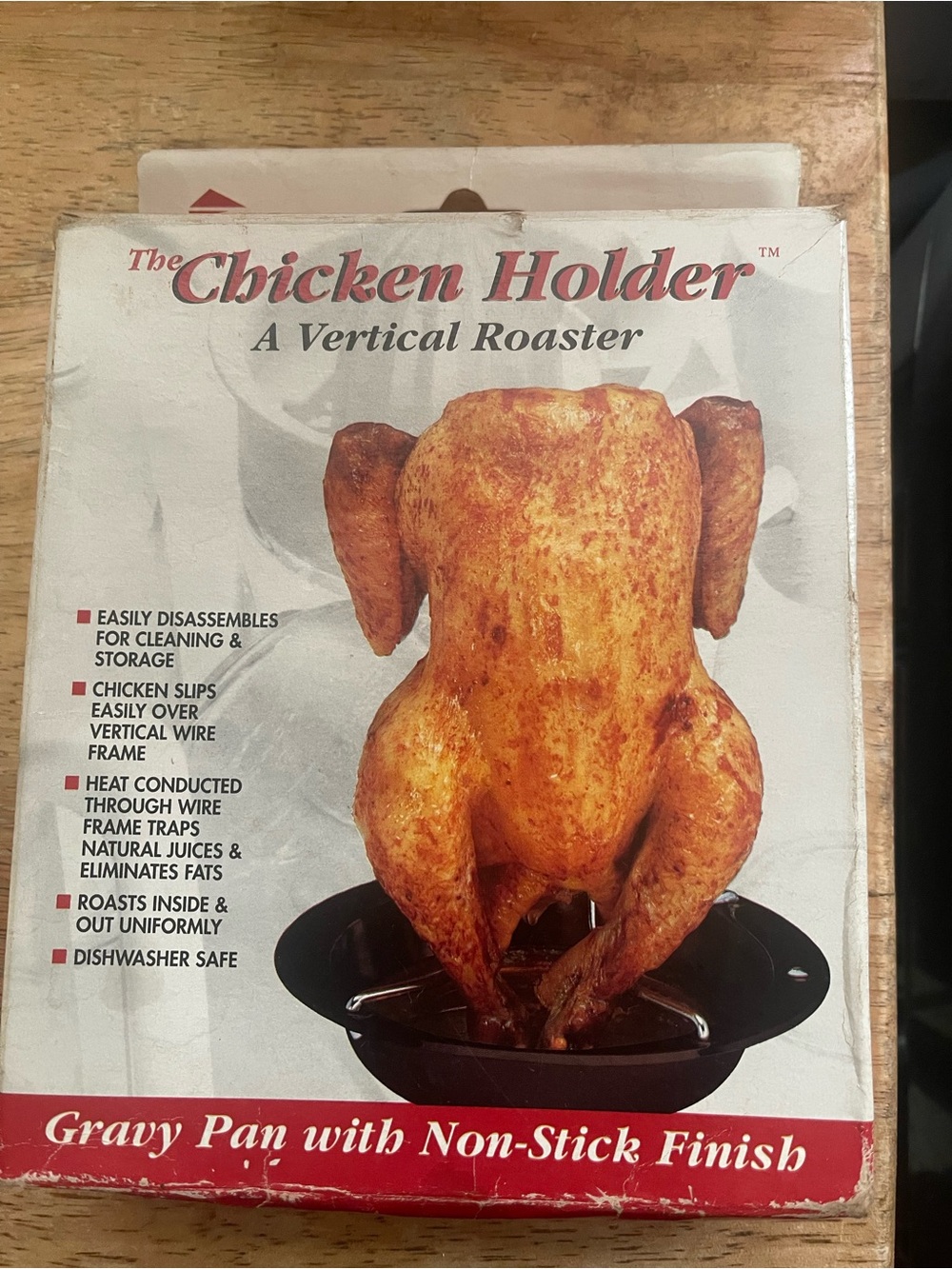 Vertical Roaster with Black Gravy Pan